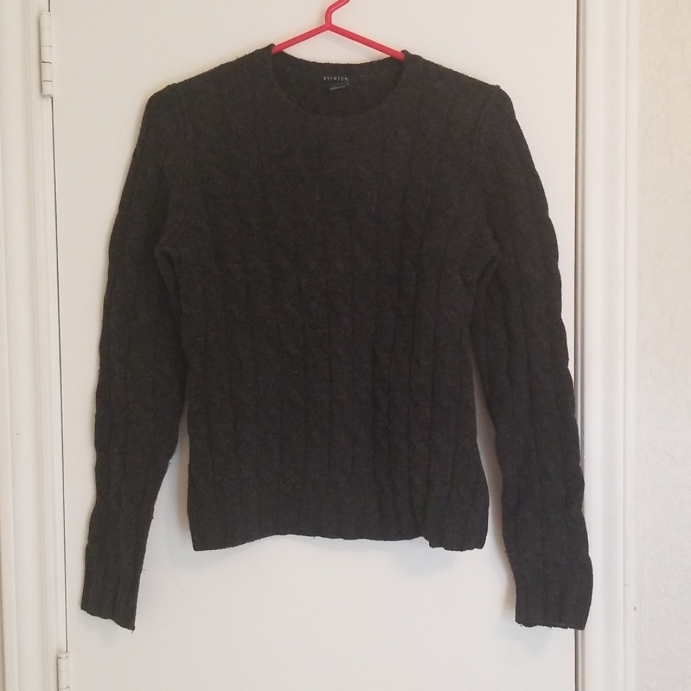 Gap Lambswool Cableknit Stretch Sweater Sz XS